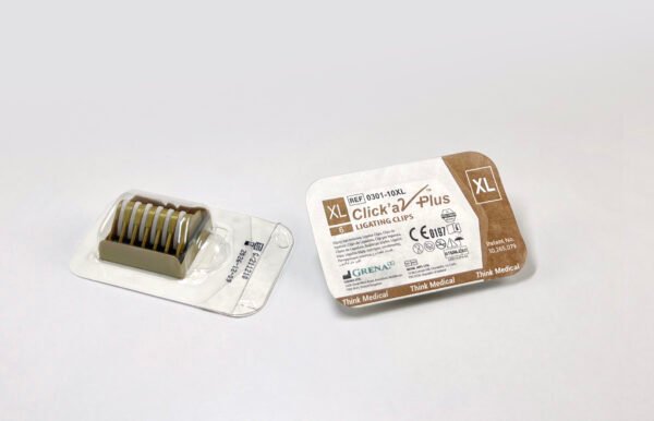 Clip Hemolock Dorado (Click'aV Plus talla "XL")- Grena Ltd.
