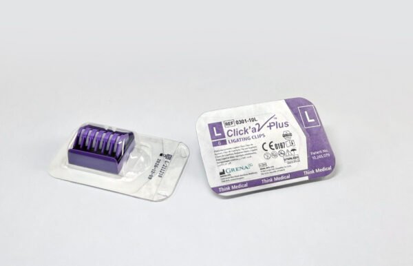 Clip Hemolock Morado (Click'aV Plus talla "L")- Grena Ltd.