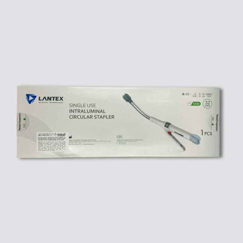 Empaque de máquina quirúrgica para anastomosis Circular Cortante de 32mm marca Lantex CS32